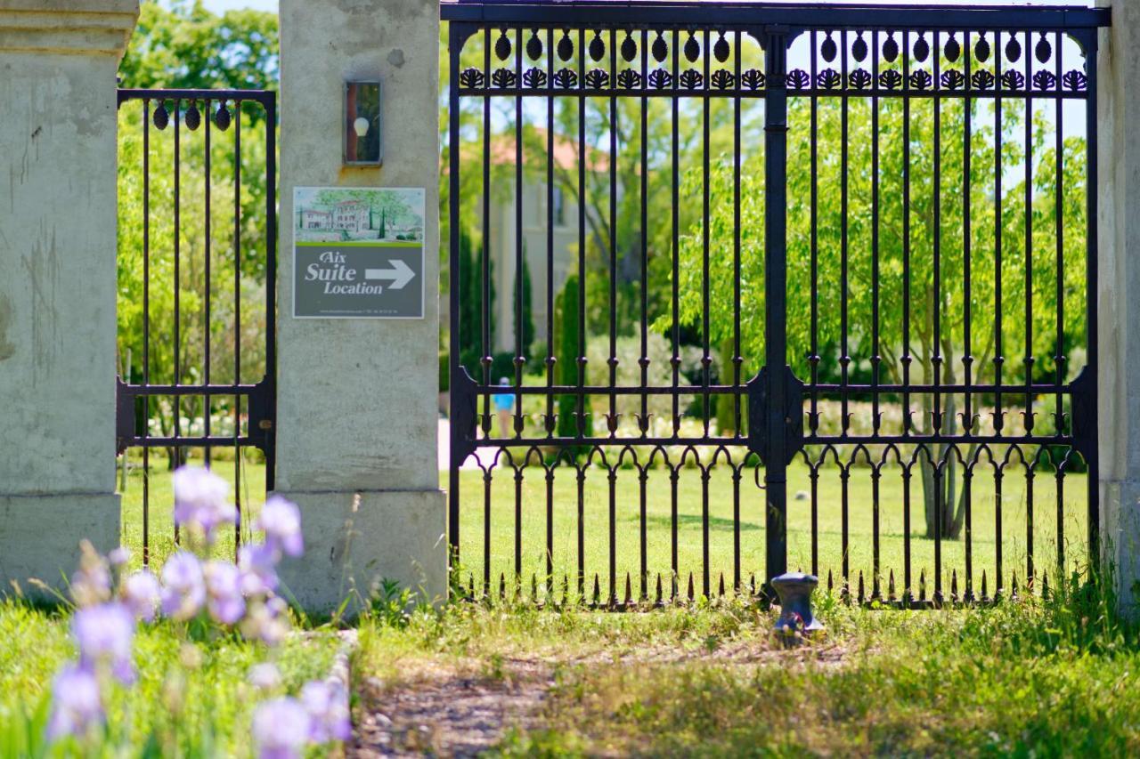 Private Furnished Apartment With All Comfort Has A Garden In A Green Space Meyreuil Exteriör bild